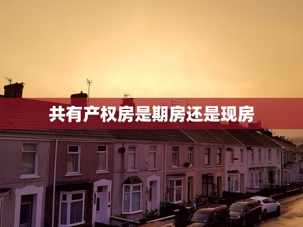 共有產(chǎn)權(quán)房是期房還是現(xiàn)房 共有產(chǎn)權(quán)房是期房還是現(xiàn)房