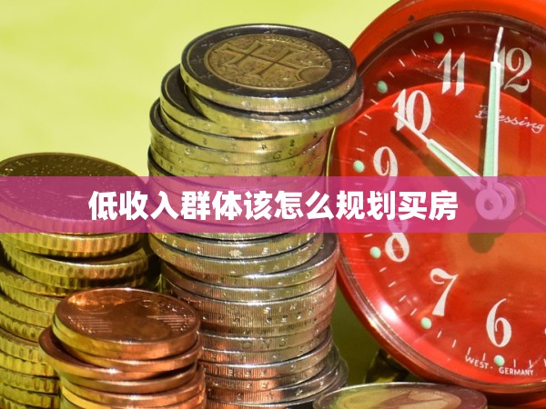 低收入群體該怎么規(guī)劃買房