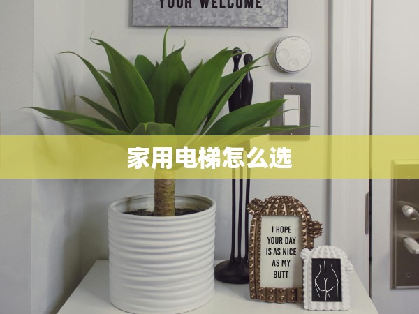 家用電梯怎么選