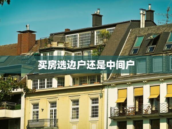 買(mǎi)房選邊戶還是中間戶 買(mǎi)房選邊戶還是中間戶
