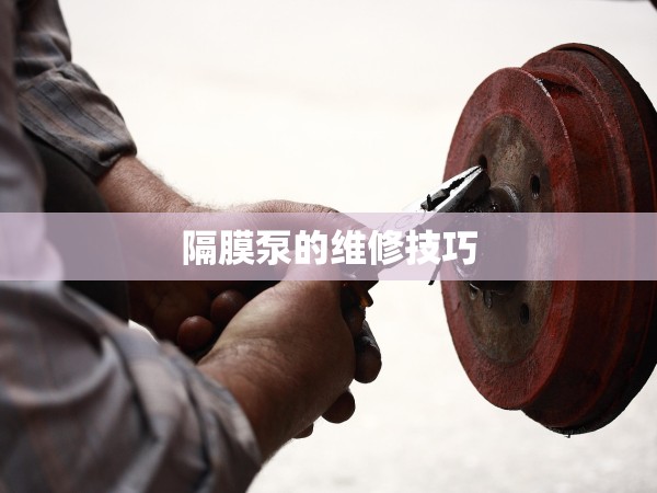 隔膜泵的維修技巧