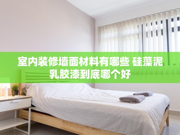 室內(nèi)裝修墻面材料有哪些 硅藻泥乳膠漆到底哪個(gè)好