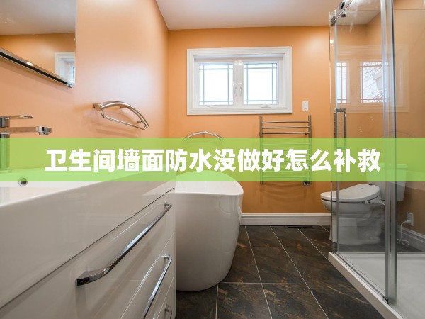 衛(wèi)生間墻面防水沒做好怎么補(bǔ)救